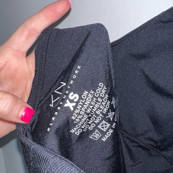 Klassy Network Ribbed Halter Brami - xs black - Picture 12 of 12